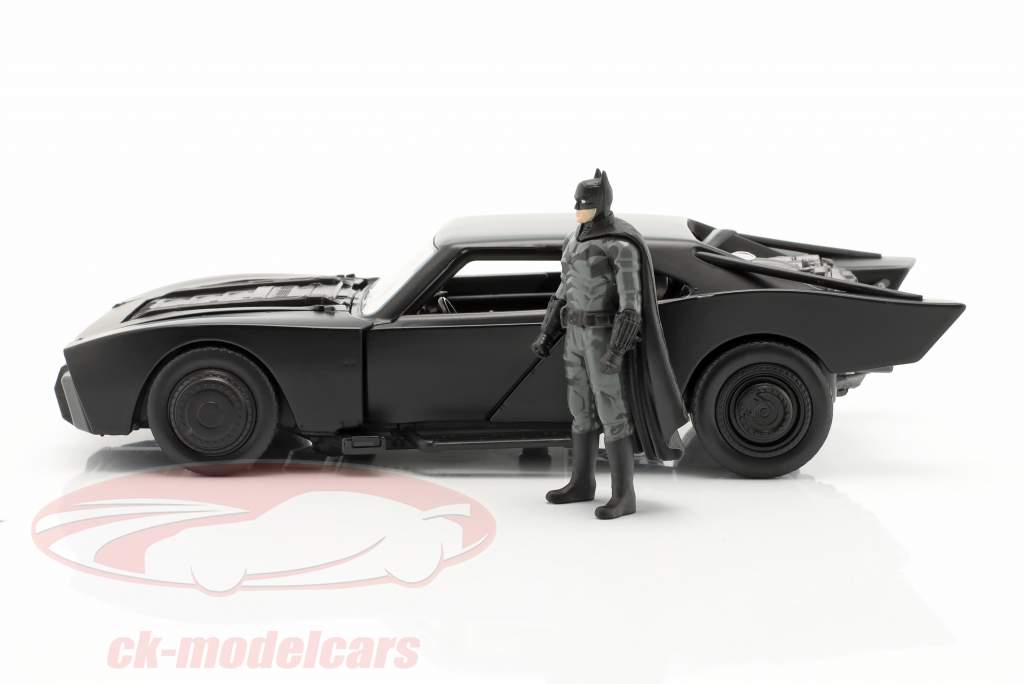 Batmobile 和 Batman 数字 电影 The Batman (2022) 黑色的 1:24 Jada Toys