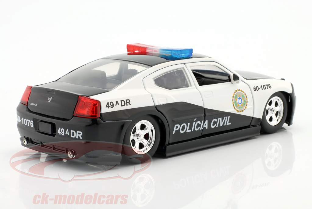 Dodge Charger Policia Civil Baujahr 2006 Fast & Furious 1:24 Jada Toys