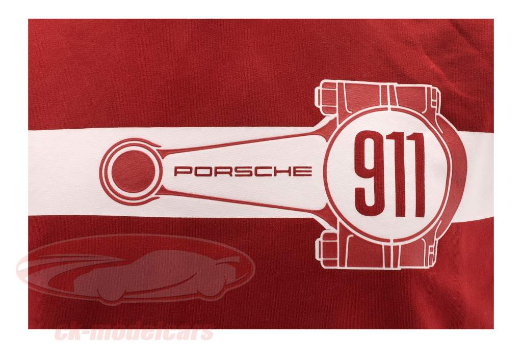Porsche Hoodie rod burgundy