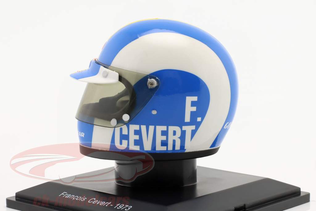 Francois Cevert Elf Team Tyrrell formula 1 1973 helmet 1:5 Spark Editions / 2. choice