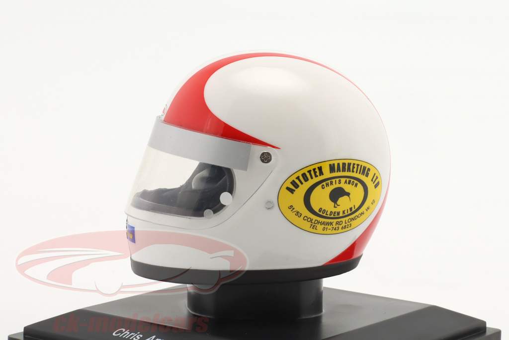 Chris Amon Equipe Matra Sports formule 1 1972 helm 1:5 Spark Editions / 2. keuze