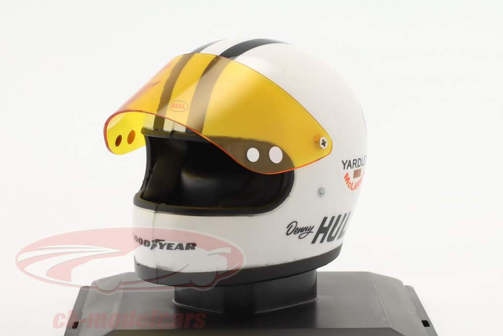 Denny Hulme Yardley Team McLaren formula 1 1972 helmet 1:5 Spark Editions / 2. choice