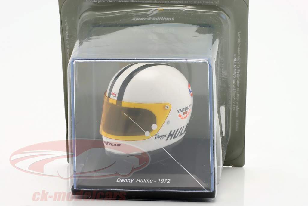 Denny Hulme Yardley Team McLaren Formel 1 1972 Helm 1:5 Spark Editions / 2. Wahl