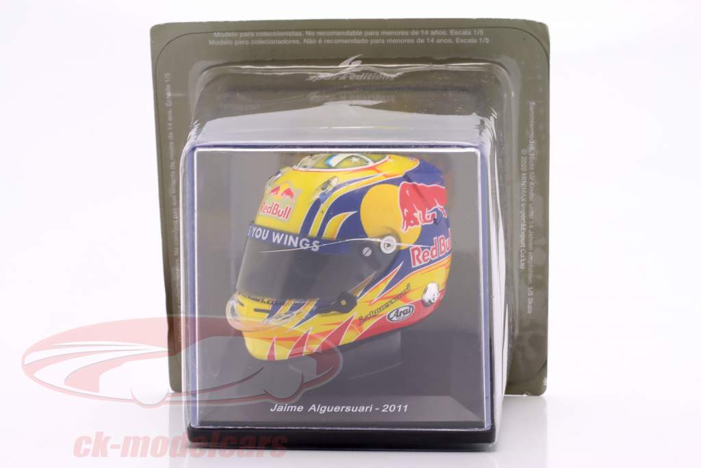 J. Alguersuari #19 Toro Rosso formula 1 2011 helmet 1:5 Spark Editions / 2. choice