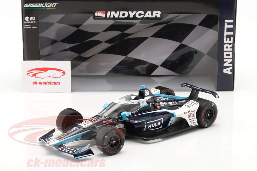 Marco Andretti Honda #98 IndyCar Series 2022 1:18 Greenlight