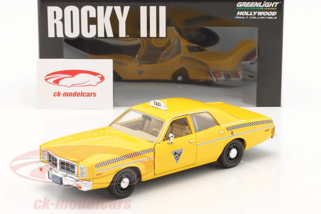 Dodge Monaco City Cab Taxi 1978 Filme Rocky III (1982) 1:24 Greenlight