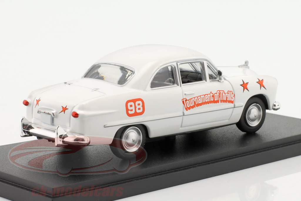 Ford Ano de construção 1949 Tournament of Thrills Show Car Branco / laranja 1:43 Greenlight