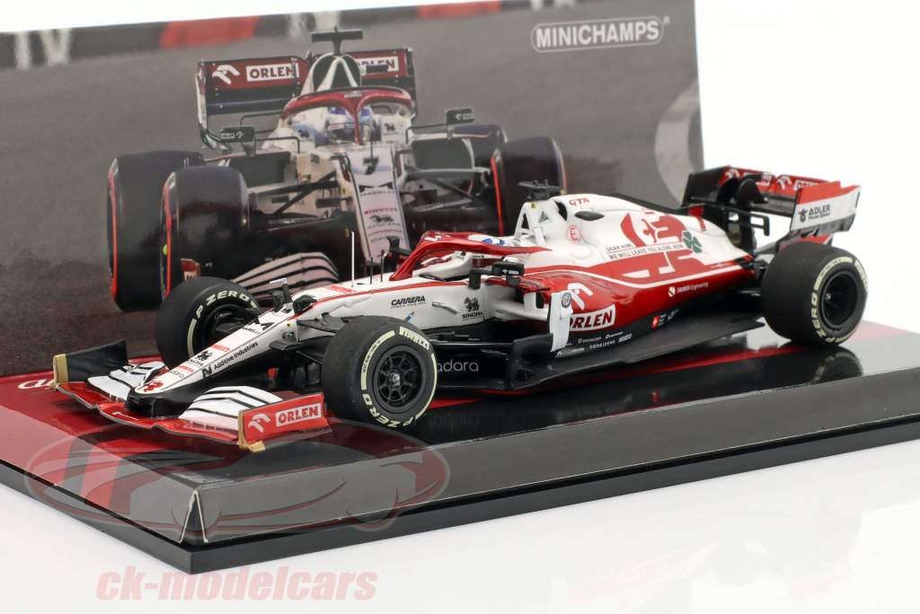 K. Räikkönen Alfa Romeo Racing C41 #7 Last Race Abu Dhabi formula 1 2021 1:43 Minichamps