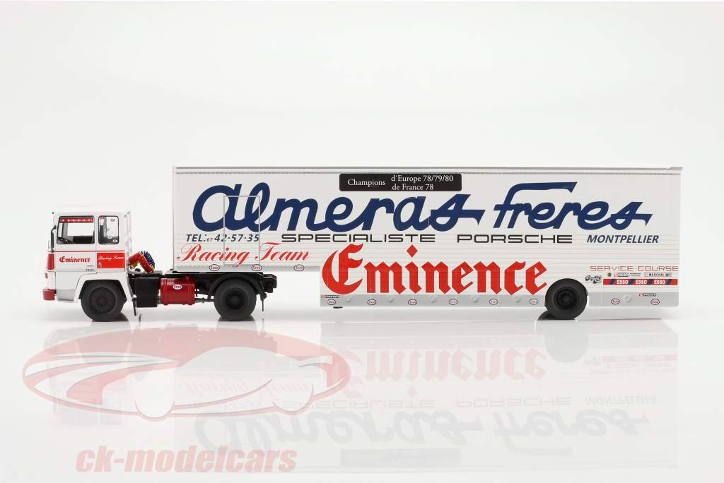 Berliet TR280 レーシングトランスポーター Almeras Eminence Porsche Racing Team 1980 1:43 Ixo