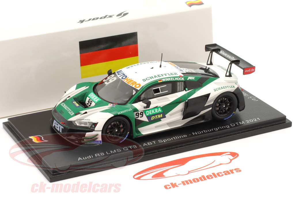 Audi R8 LMS GT3 #99 DTM Nürburgring 2021 Markus Winkelhock 1:43 Spark