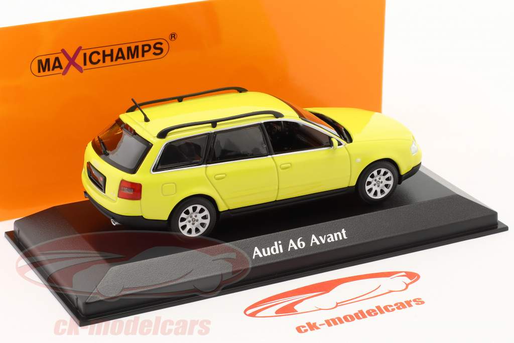 Audi A6 Avant year 1997 yellow 1:43 Minichamps