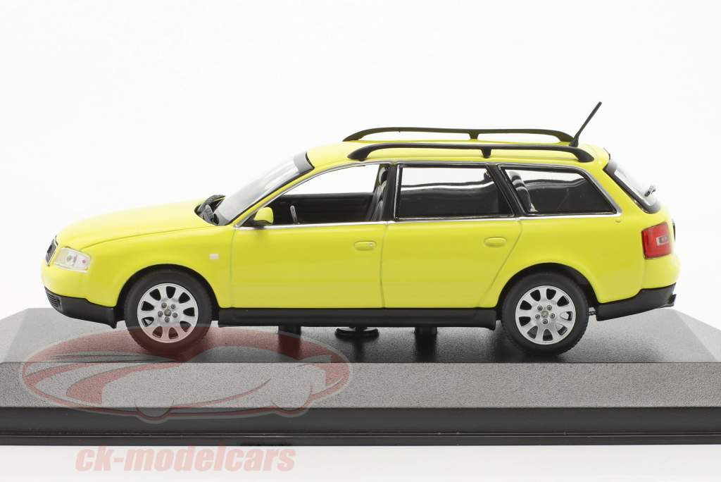 Audi A6 Avant Año de construcción 1997 amarillo 1:43 Minichamps