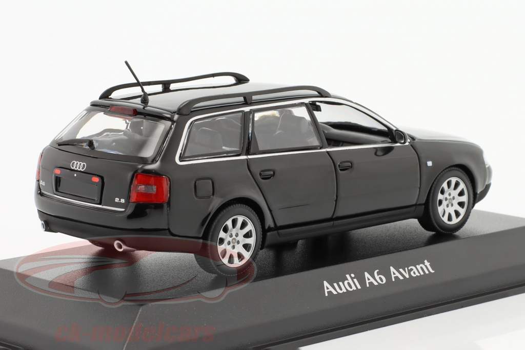 Audi A6 Avant Byggeår 1997 sort 1:43 Minichamps