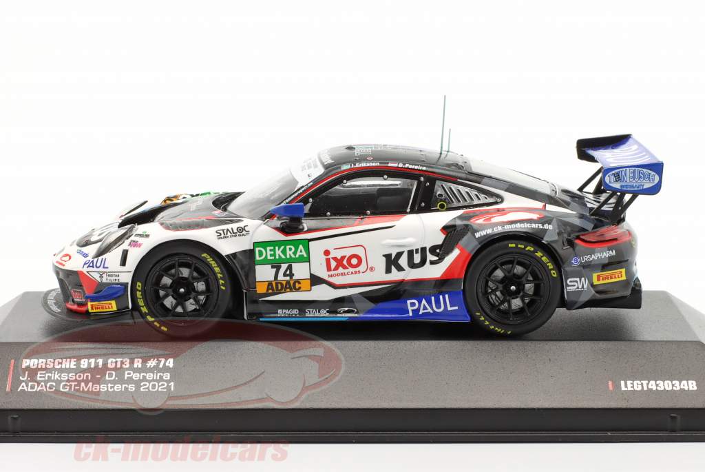 Porsche 911 GT3 R #74 ADAC GT Masters 2021 Team75 Pereira, Eriksson 1:43 Ixo