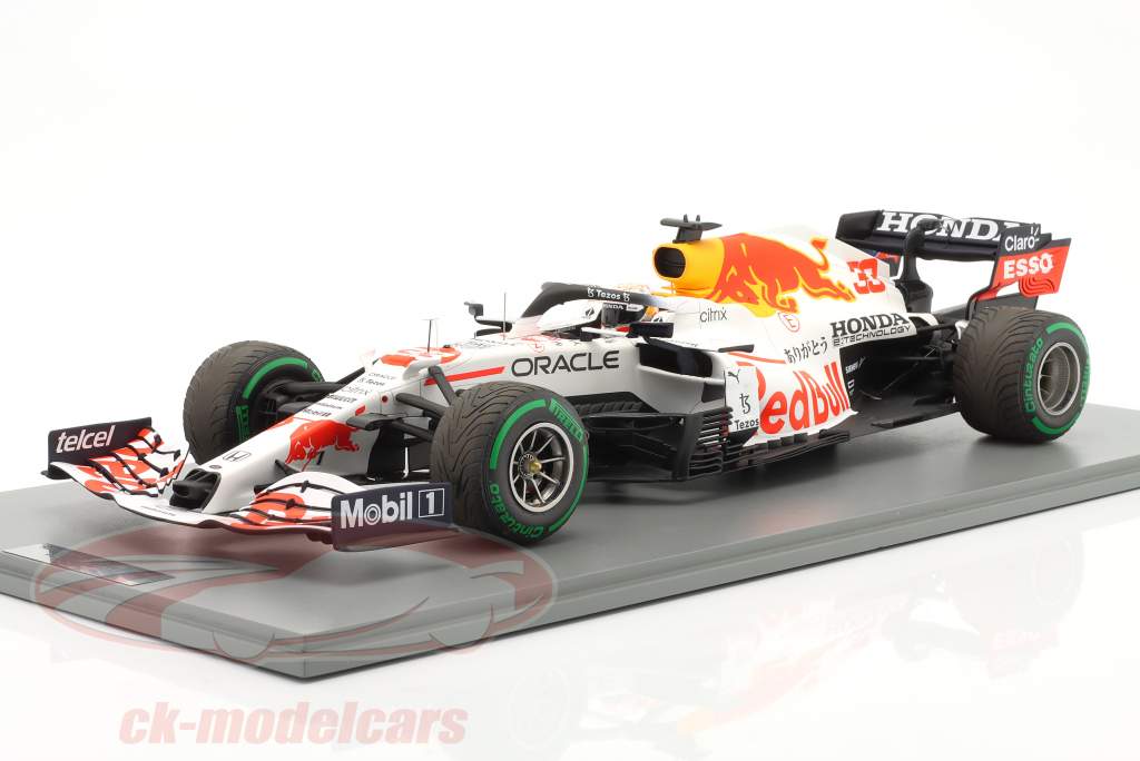 M. Verstappen Red Bull Racing RB16B #33 turco GP F1 Campeón mundial 2021 1:12 Spark