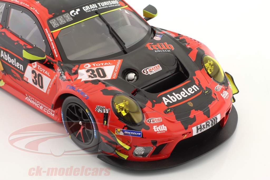 Porsche 911 GT3 R #30 24h Nürburgring 2020 Frikadelli Racing Team 1:18 Ixo