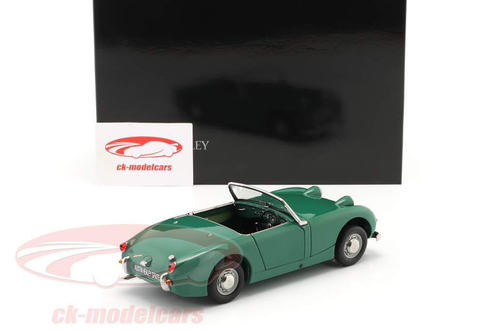 Austin Healey Sprite Spider RHD Baujahr 1958 leaf grün 1:18 Kyosho