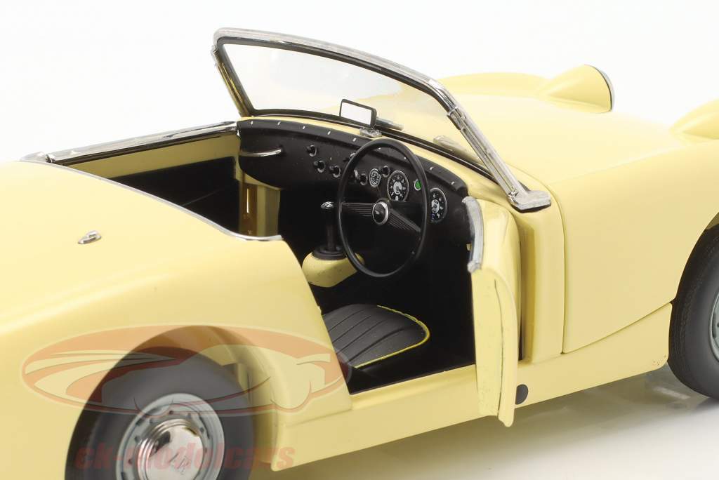 Austin Healey Sprite Spider RHD Año de construcción 1958 primavera amarillo 1:18 Kyosho