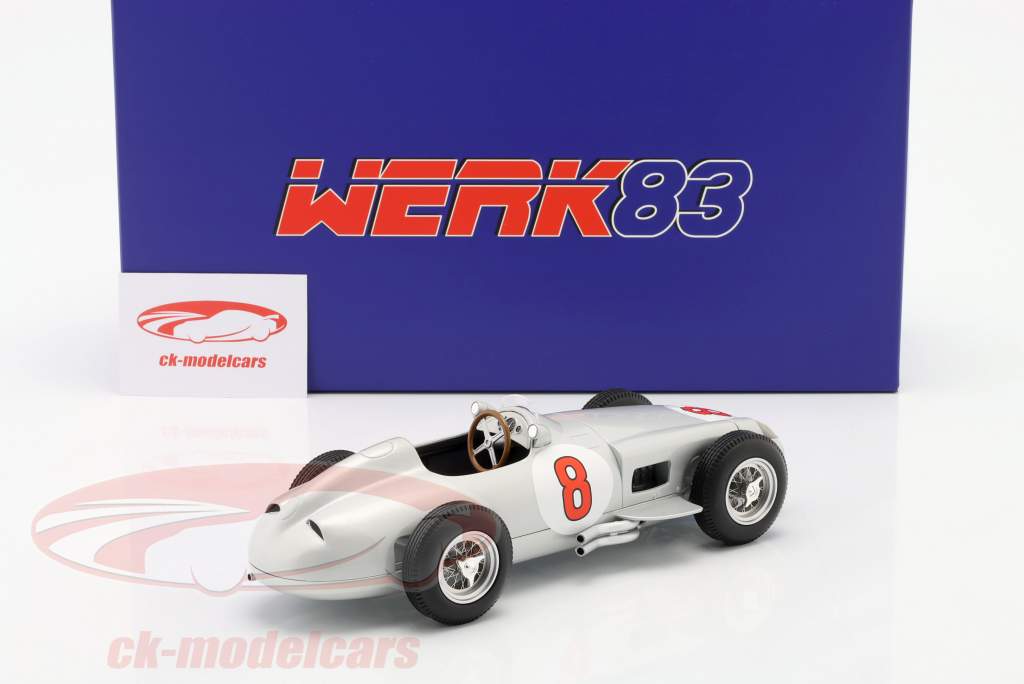 J.-M. Fangio Mercedes-Benz W196 #8 World Champion formula 1 1955 1:18 WERK83