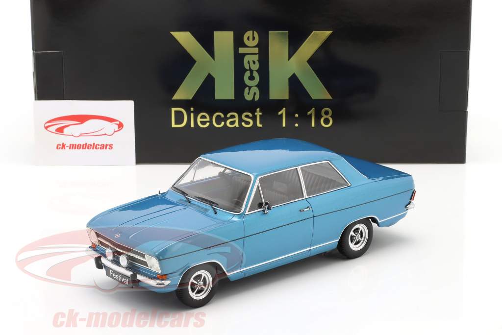 Opel Kadett B 节日 建设年份 1973 蓝色的 金属的 1:18 KK-Scale