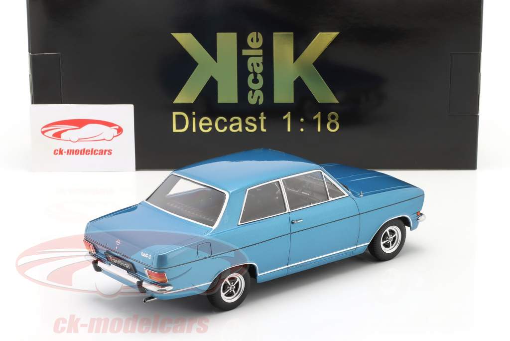 Opel Kadett B festival bouwjaar 1973 blauw metalen 1:18 KK-Scale