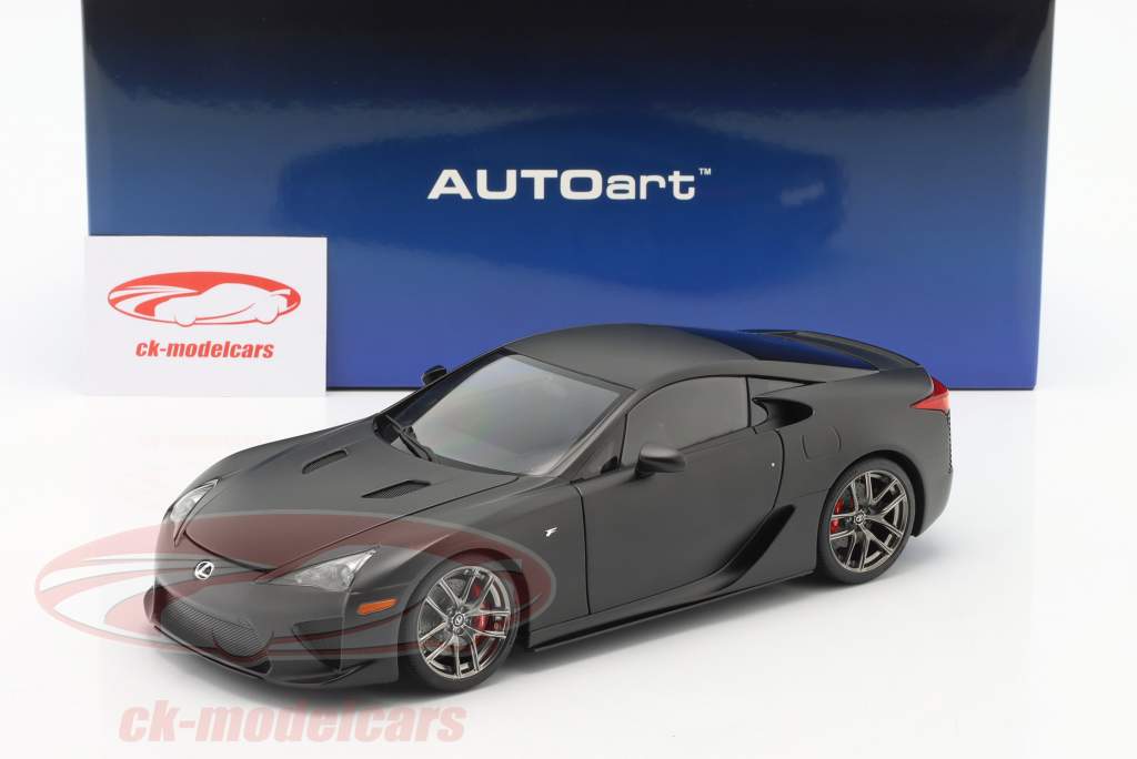 AUTOart 1:18 Lexus LFA Baujahr 2010 matt schwarz 78852 Modellauto 