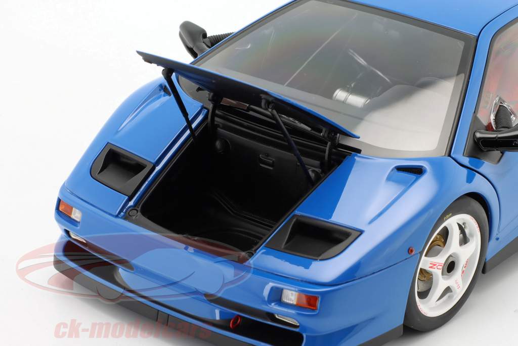 Lamborghini Diablo SV R Año de construcción 1996 Le Mans azul 1:18 AUTOart