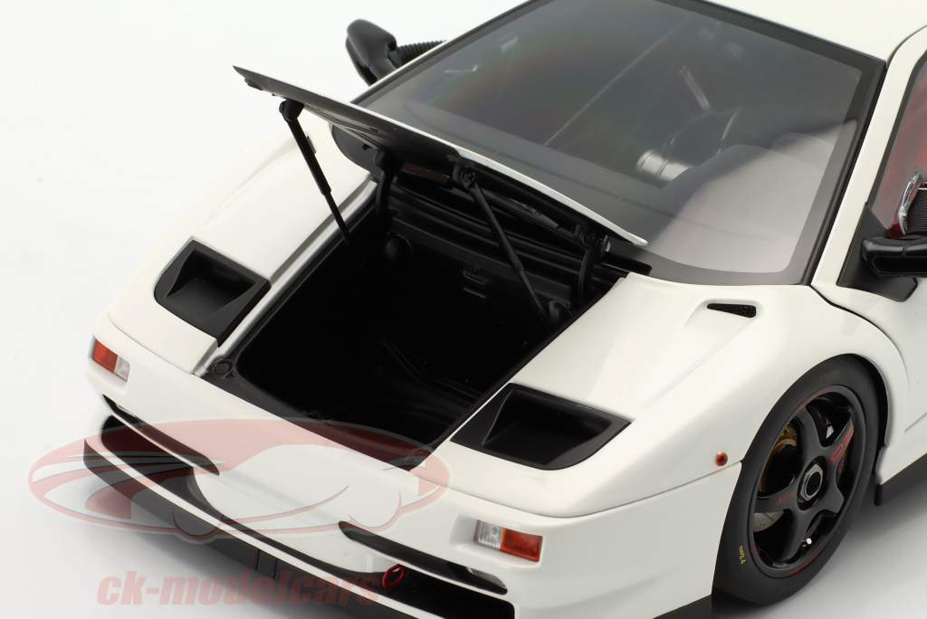 Lamborghini Diablo SV R Año de construcción 1996 Blanco 1:18 AUTOart
