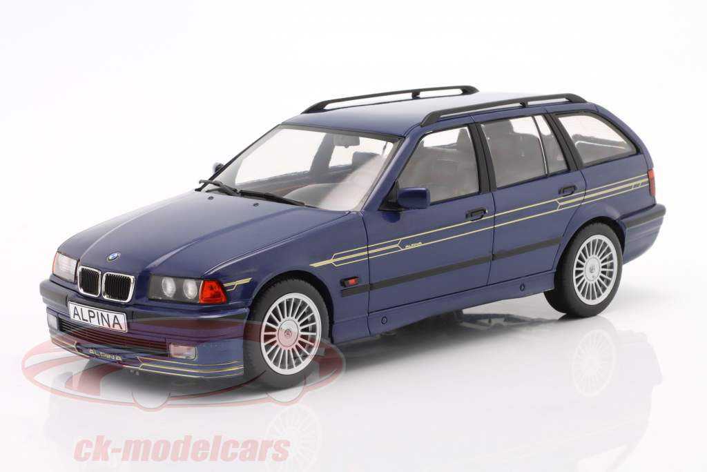 BMW Alpina B3 (E36) 3.2 Touring 1995 blau metallic 1:18 Model Car Group
