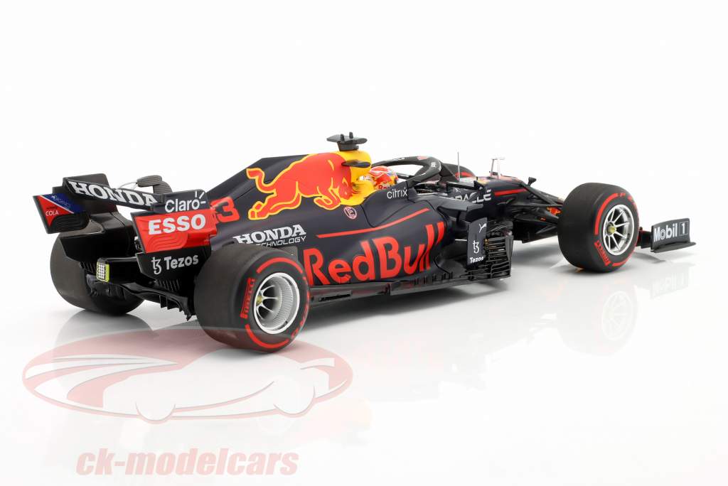 M. Verstappen Red Bull RB16B #33 ganador Países Bajos GP fórmula 1 Campeón mundial 2021 1:18 Minichamps