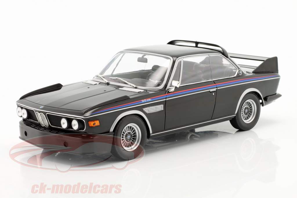 BMW 3,0 CSL Año de construcción 1973 negro 1:18 Minichamps