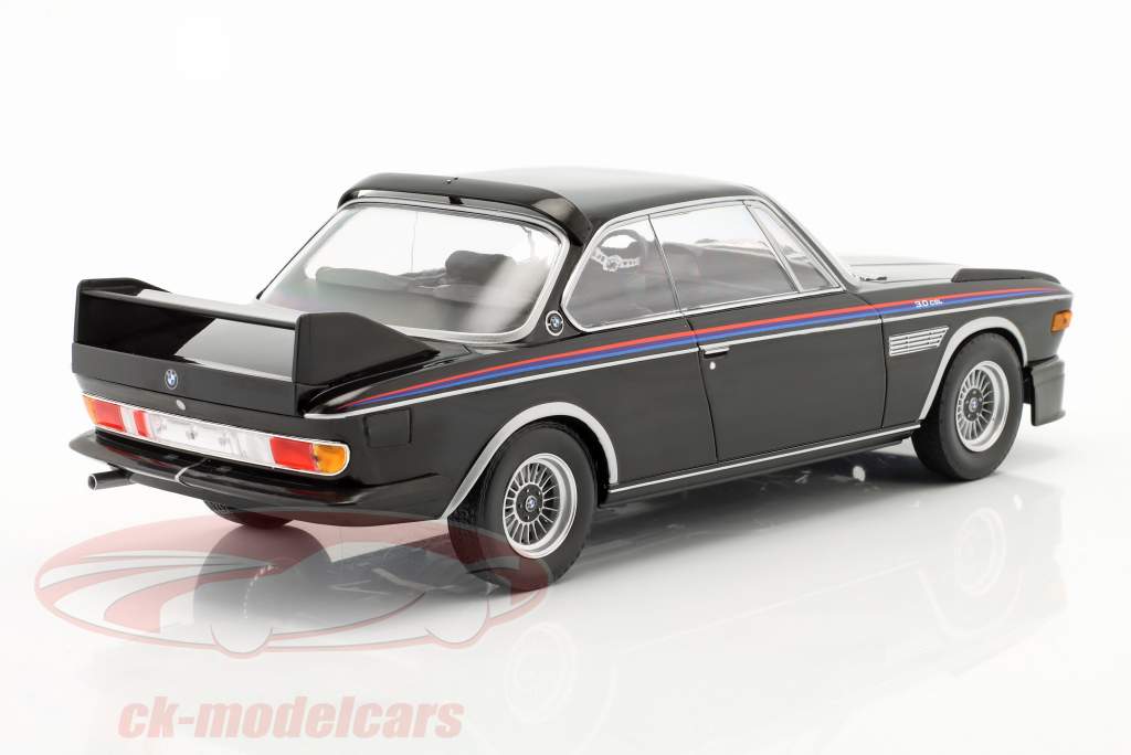 BMW 3,0 CSL Año de construcción 1973 negro 1:18 Minichamps