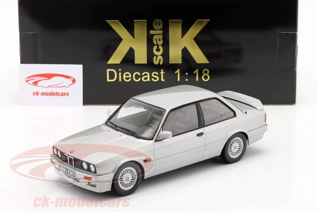 BMW 325i (E30) M-Paket 2 year 1988 silver 1:18 KK-Scale