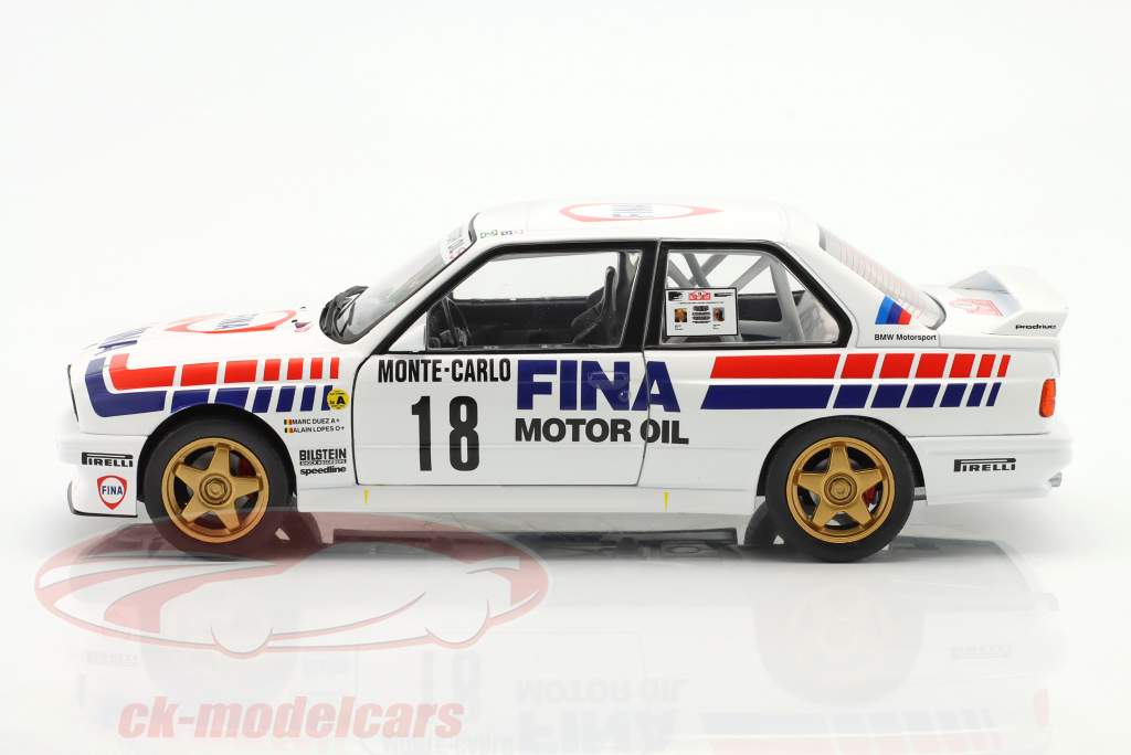 BMW M3 (E30) #18 Rally Monte Carlo 1989 M. Duez, A. Lopes 1:18 Solido