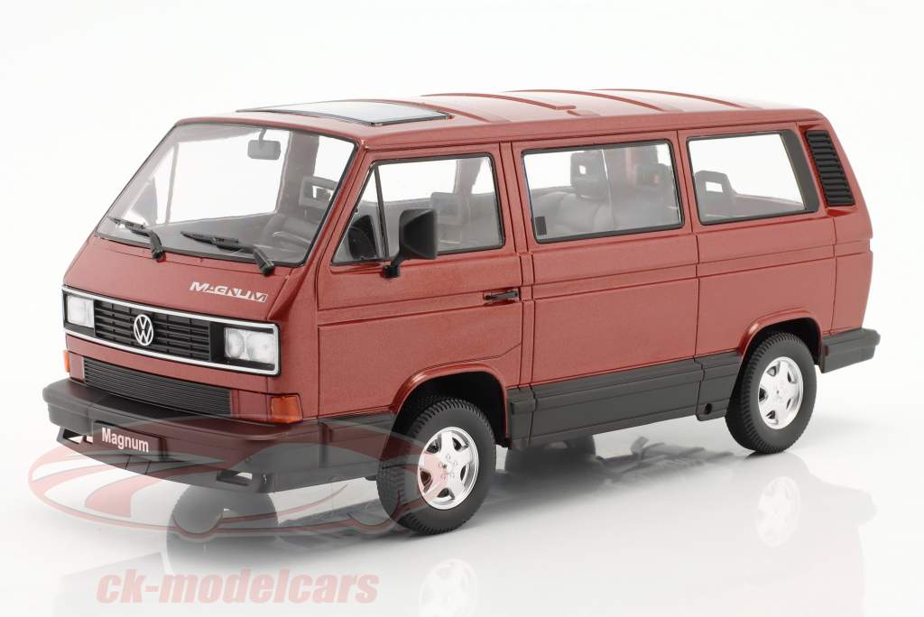 Volkswagen VW T3 Magnum Año de construcción 1987 rojo metálico 1:18 KK-Scale