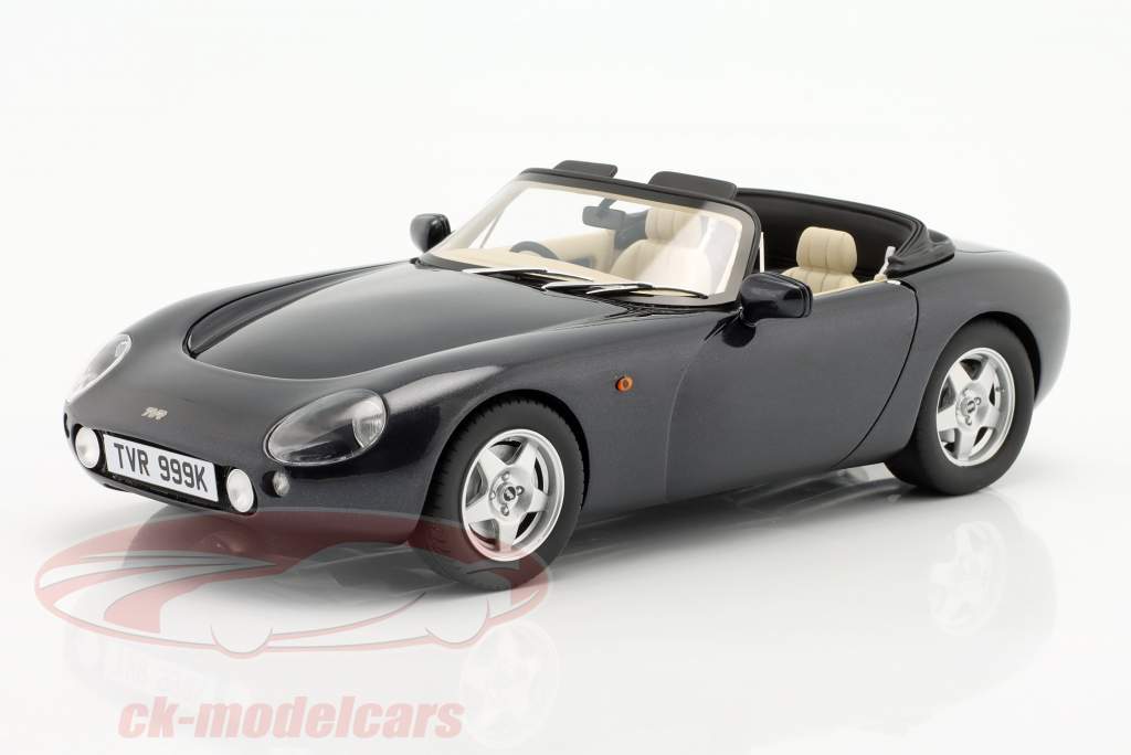 TVR Griffith Cabrio year 1991 - 1993 blue metallic 1:18 Cult Scale