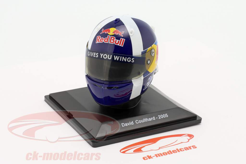 David Coulthard #14 Red Bull formula 1 2005 helmet 1:5 Spark Editions