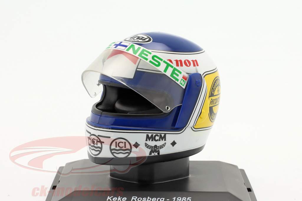 Keke Rosberg #6 Williams formel 1 1985 hjelm 1:5 Spark Editions