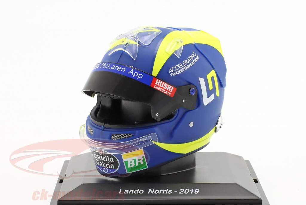 Lando Norris #4 McLaren formula 1 2019 helmet 1:5 Spark Editions