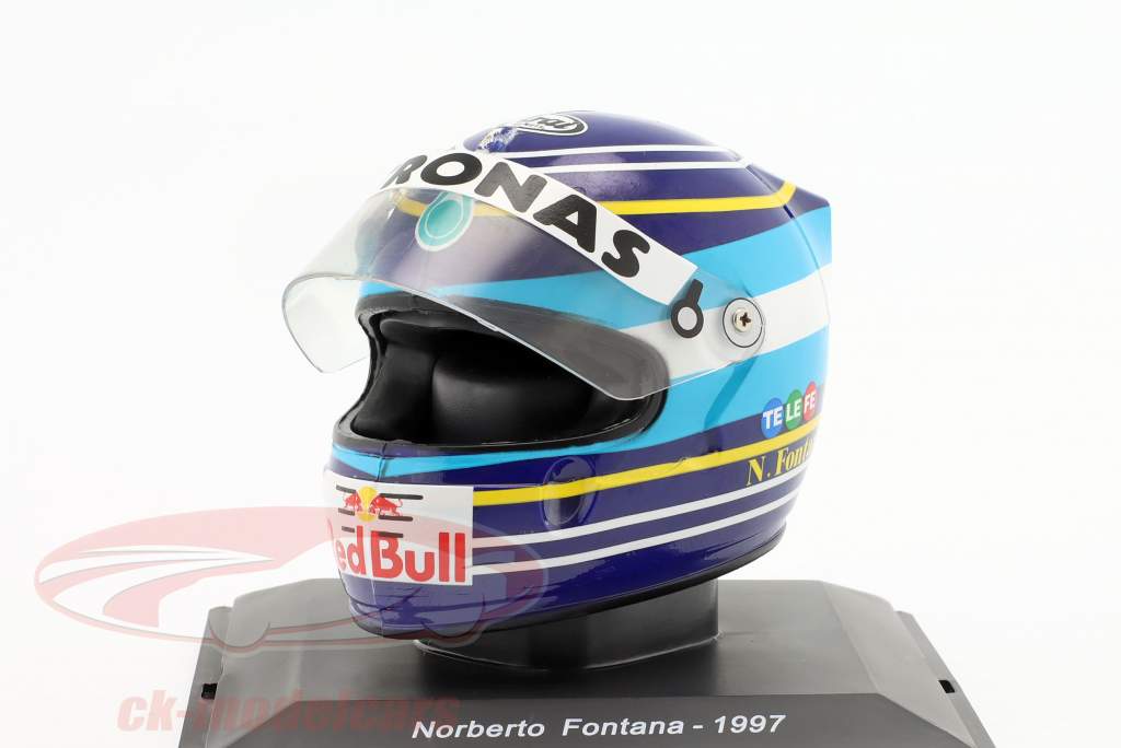 Norberto Fontana #17 Red Bull Sauber formula 1 1997 helmet 1:5 Spark Editions