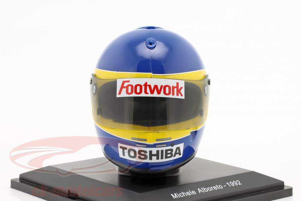 Michele Alboreto #9 Footwork Team formel 1 1992 hjelm 1:5 Spark Editions