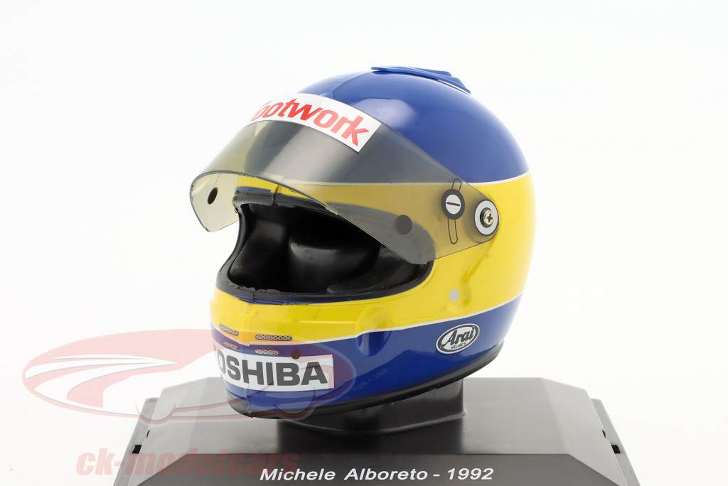 Michele Alboreto #9 Footwork Team Formel 1 1992 Helm 1:5 Spark Editions