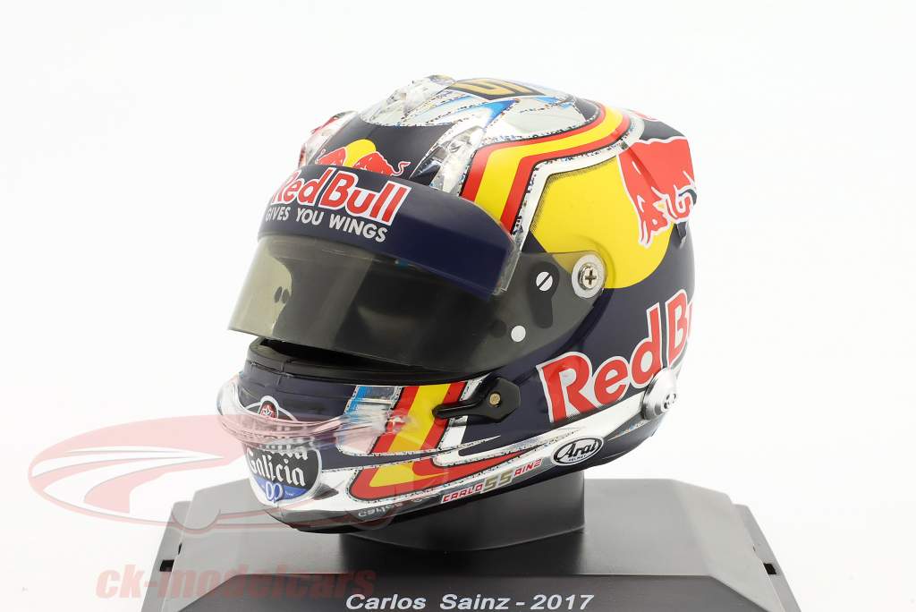 Carlos Sainz Jr. #55 Torro Rosso formel 1 2017 hjelm 1:5 Spark Editions