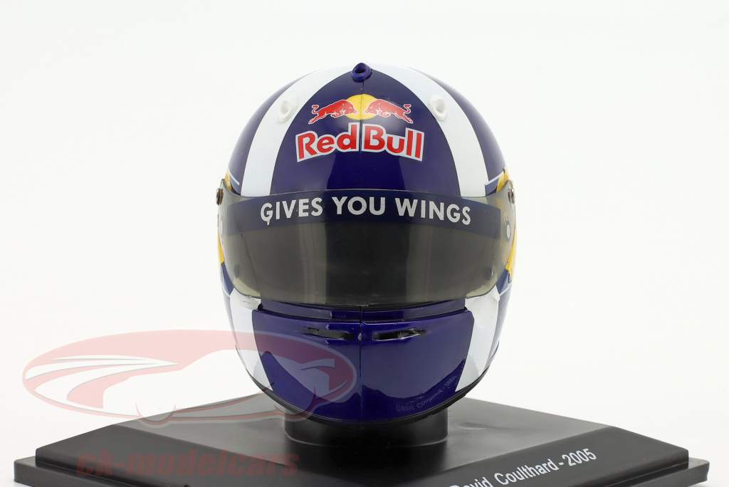 David Coulthard #14 Red Bull Formel 1 2005 Helm 1:5 Spark Editions