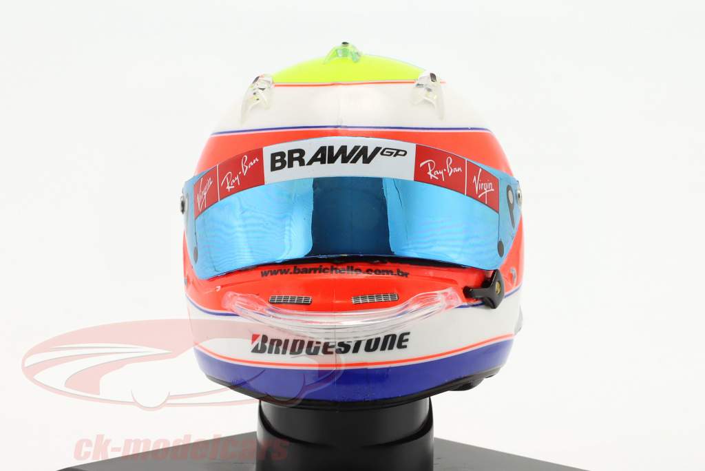 Rubens Barichello #23 Brawn GP formule 1 2009 casque 1:5 Spark Editions