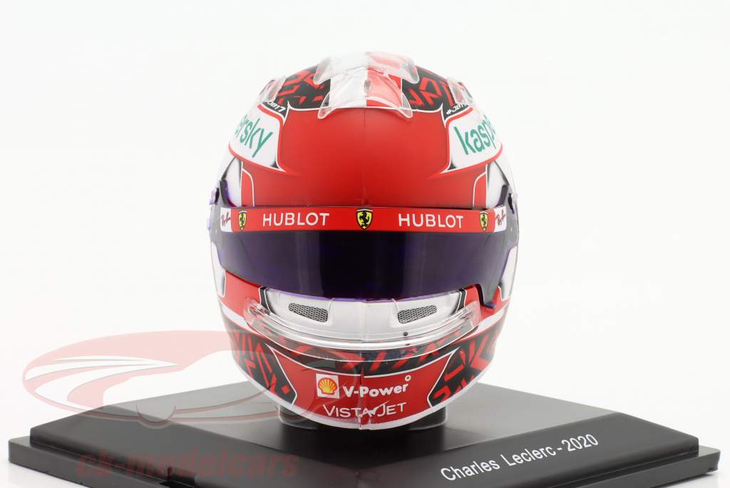 Charles Leclerc #16 Scuderia Ferrari formel 1 2020 hjelm 1:5 Spark Editions