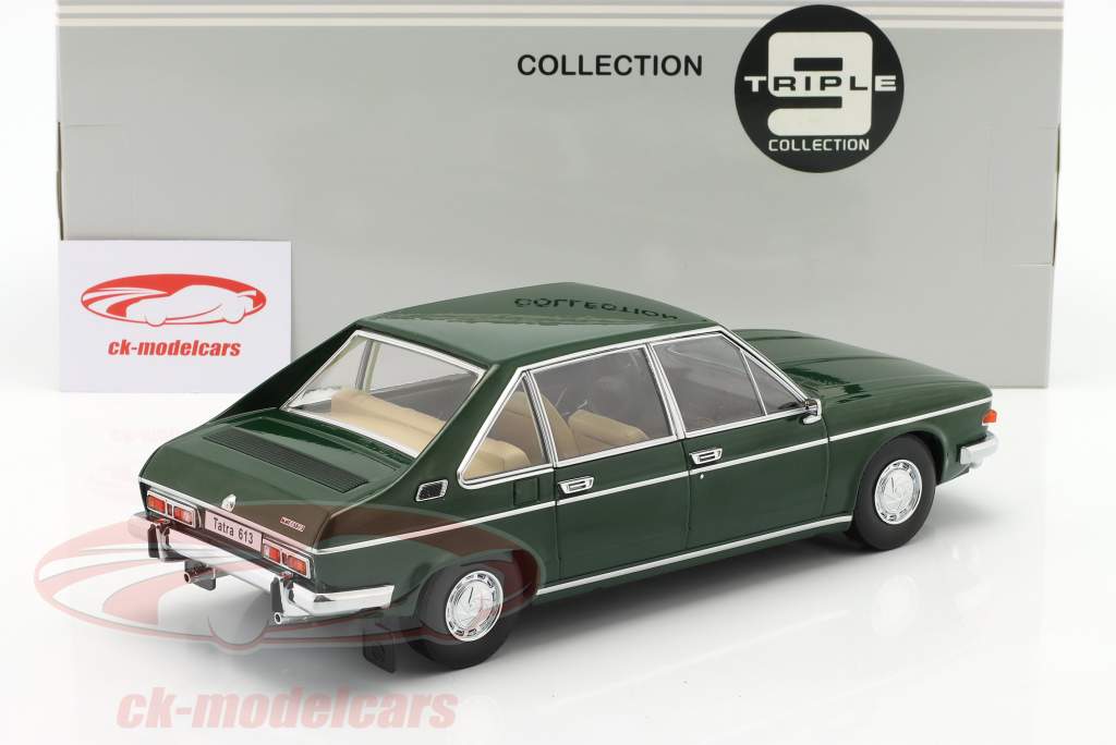 Tatra 613 Año de construcción 1979 verde oscuro 1:18 Triple9