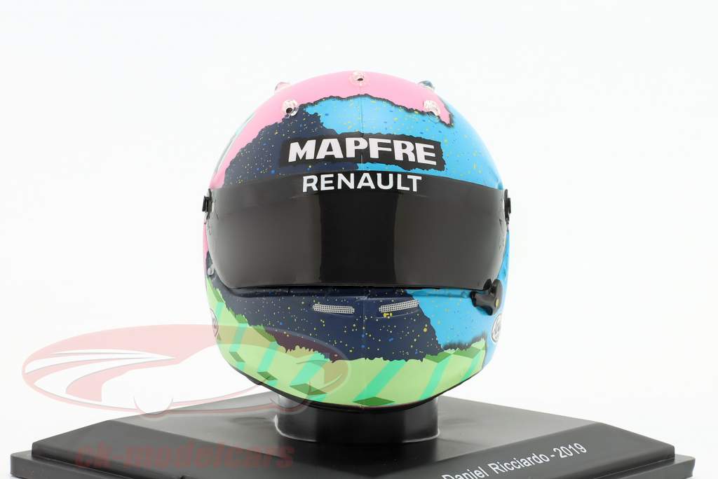 Daniel Ricciardo #3 Renault F1 Team formula 1 2019 helmet 1:5 Spark Editions