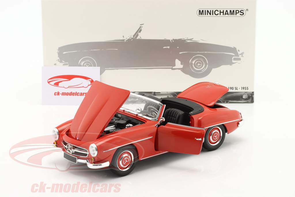 Minichamps 1:18 Mercedes-Benz 190 SL Roadster (W121) Baujahr 1955