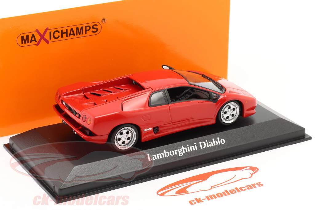 Lamborghini Diablo Byggeår 1994 rød 1:43 Minichamps